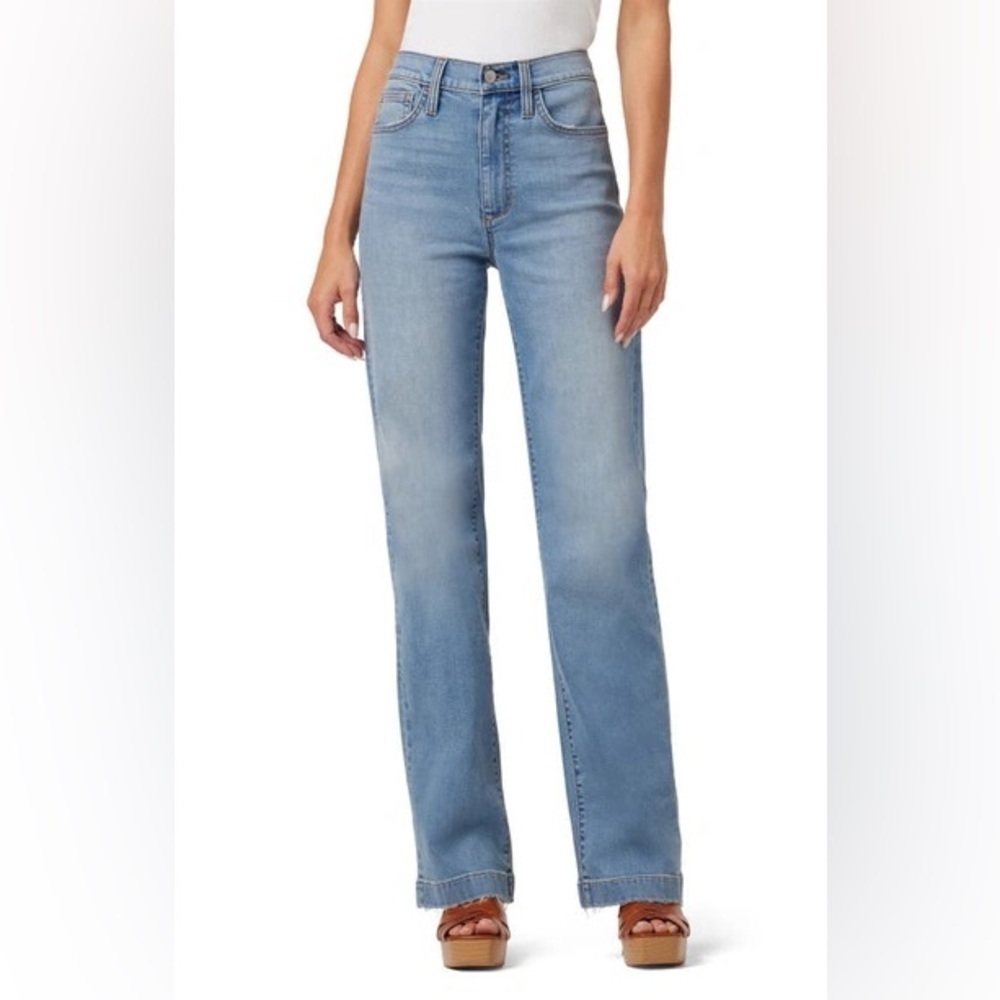 JOE'S High Waist Wide Leg Jeans In Megan size 30